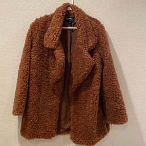 Audrey 3 + 1 Faux Fur Coat